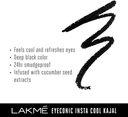 Lakme Eyeconic Insta Cool Kajal - Swadesiicart