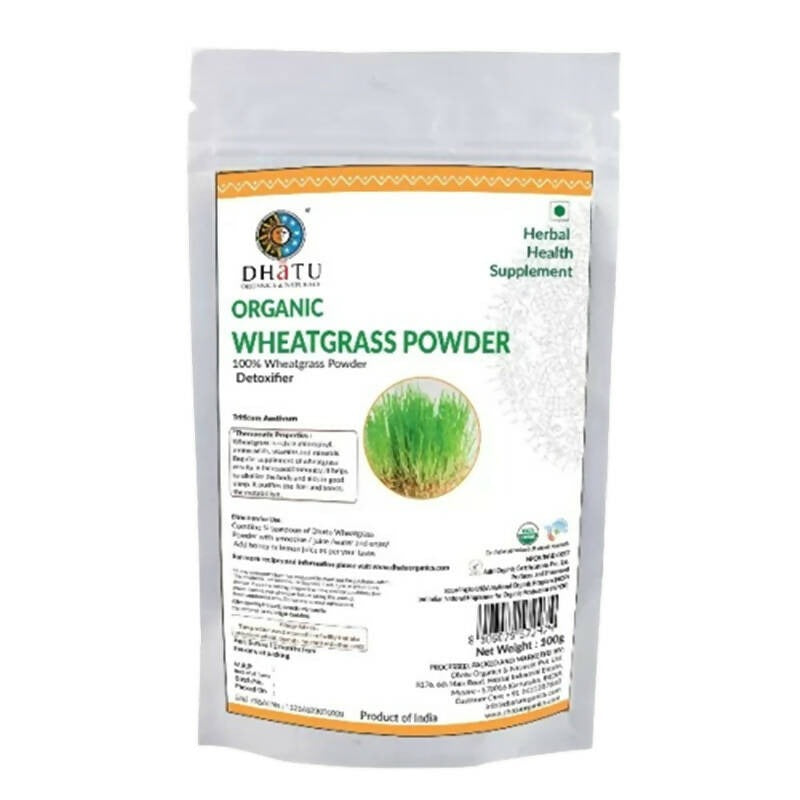 Dhatu Organics & Naturals Wheatgrass Powder | Swadesiicart