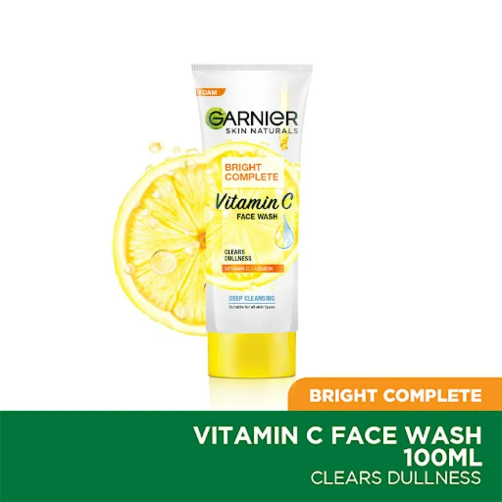 Garnier Bright Complete Vitamin C Facewash - Swadesiicart