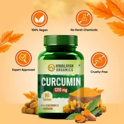 Himalayan Organics Curcumin Tablets - Swadesiicart
