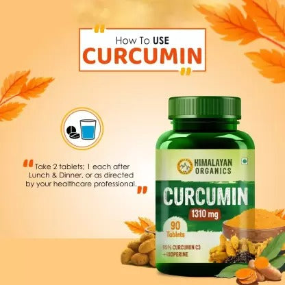 Himalayan Organics Curcumin Tablets - Swadesiicart