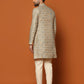 Kisah Men Multi Coloured Textured Indowestern Trouser Set | Swadesiicart