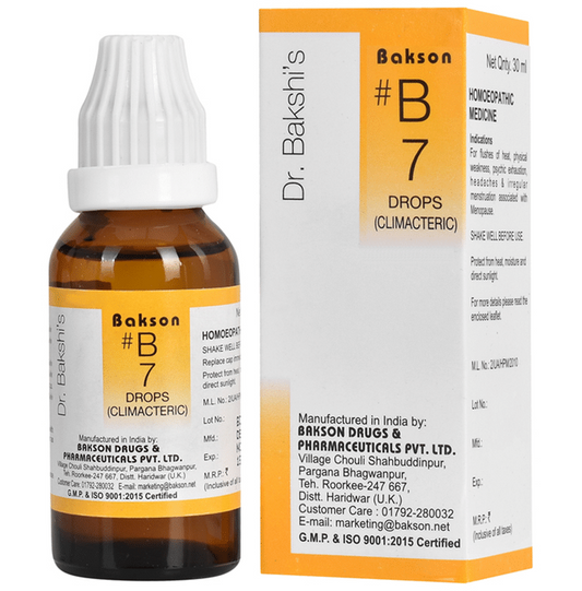 Bakson's Homeopathy B07 Drops | Swadesiicart