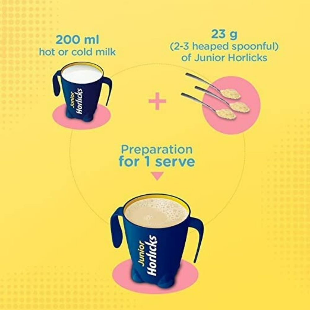 Junior Horlicks (2 to 6 Years), Children's Health Drink for Overall Growth - Swadesiicart