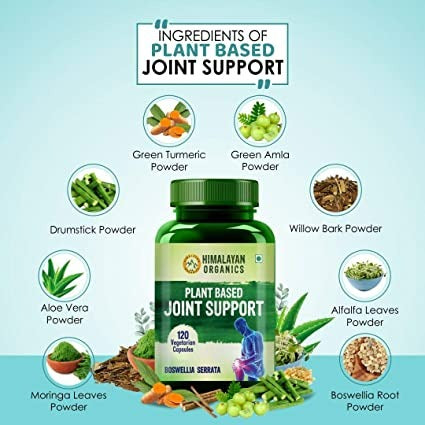 Himalayan Organics Plant Based Joint Support Vegetarian Capsules | Swadesiicart