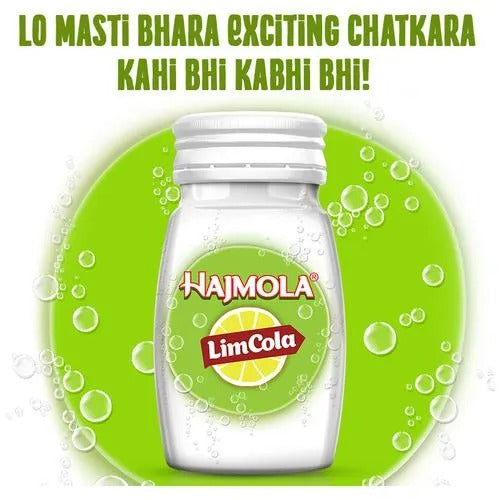Dabur Hajmola LimCola Tablets | Tangy Ayurvedic Digestive Candy Tablets for After-Meal Relief - Swadesiicart
