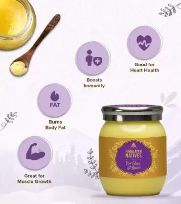 Himalayan Natives A2 Badri Cow Ghee | 100% Desi Cow Ghee | Vedic Bilona Method Ghee - Swadesiicart