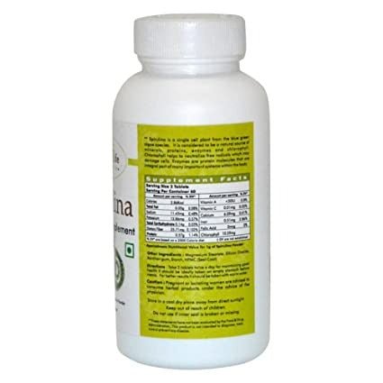 Ayurvedic Life Spirulina Tablets - Swadesiicart