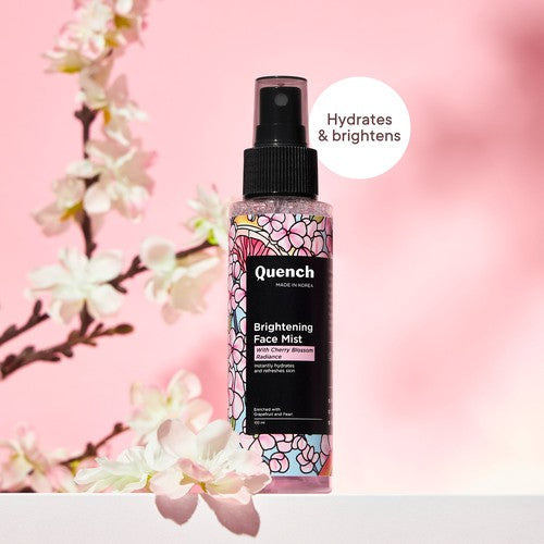 Quench Botanics Mon Cherry Brightening Face Mist - Korean Skincare | Swadesiicart