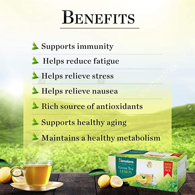Himalaya Green Tea Lemon - Swadesiicart