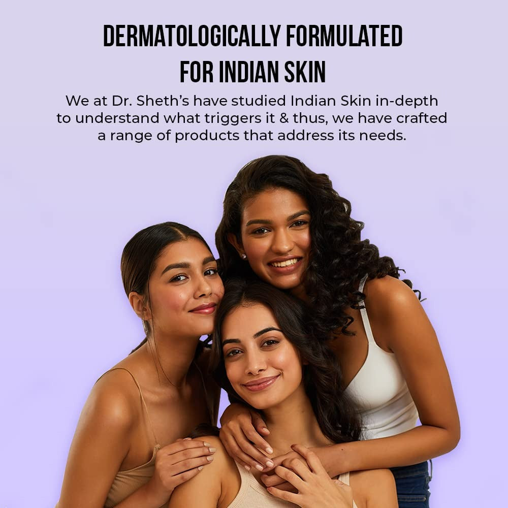 Dr. Sheth's Ceramide & Vitamin C Oil Free Moisturizer Hydrate & Brighten Skin With Vitamin C, Ceramide & Ashwagandha, For All Skin Types - Swadesiicart
