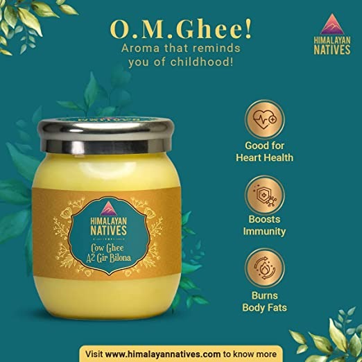 Himalayan Natives A2 Gir Cow Bilona Ghee | Desi Gir Cow Ghee | Premium and Organic Desi Ghee | Swadesiicart
