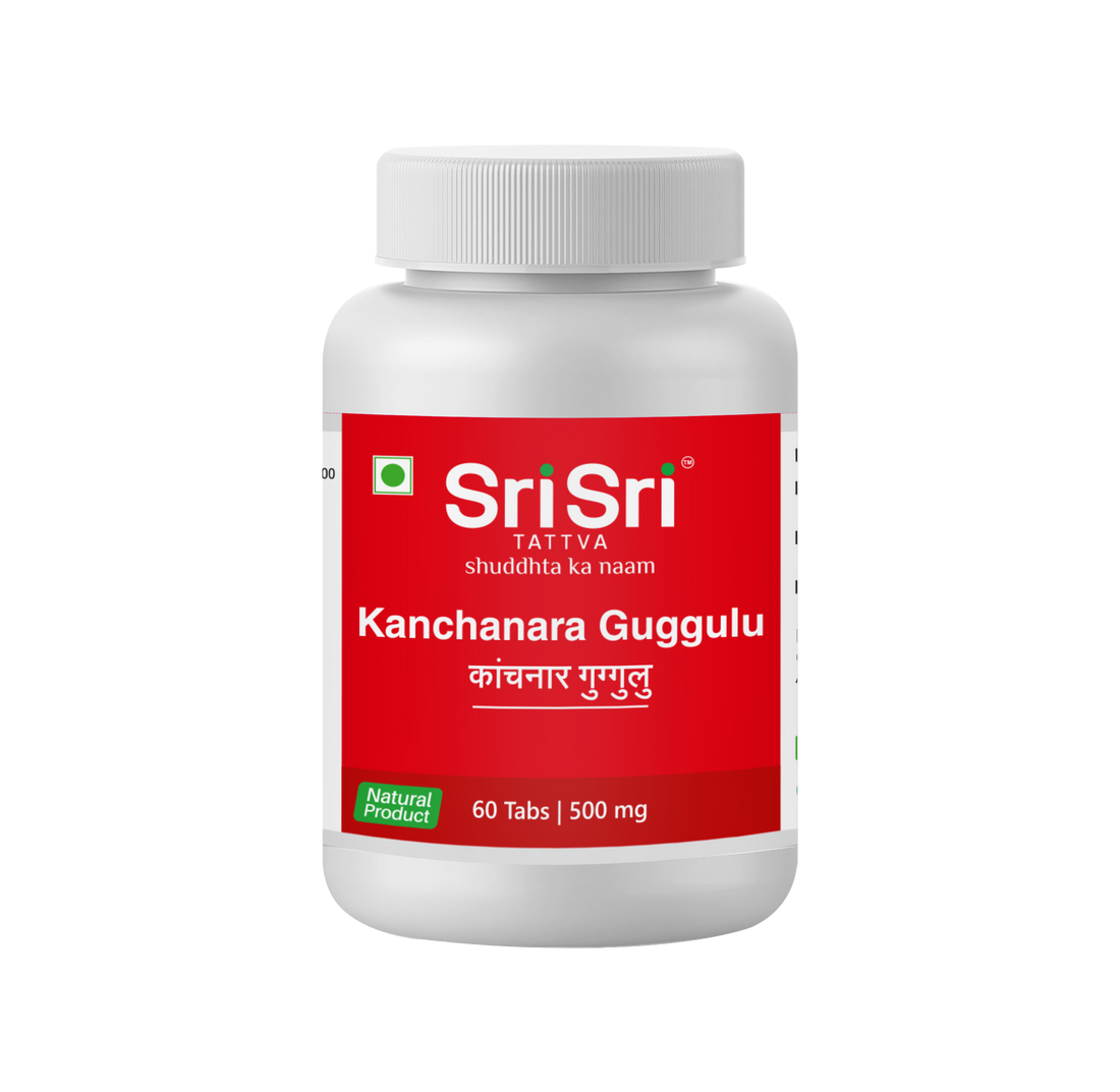 Sri Sri Tattva Kanchanara Guggulu Tablets - Swadesiicart