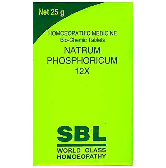 SBL Homeopathy Natrum Phosphoricum Biochemic Tablets - Swadesiicart