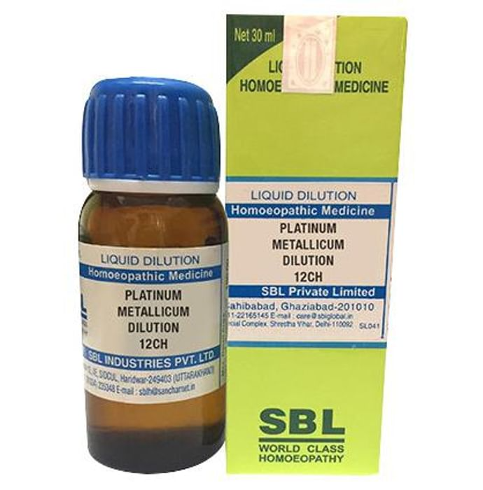 SBL Homeopathy Platinum Metallicum Dilution - Swadesiicart
