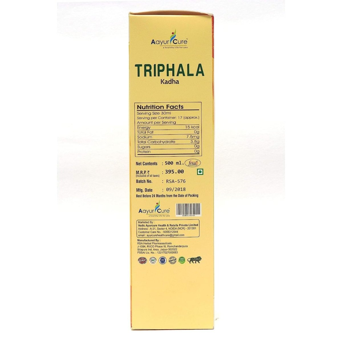 Aayur Cure Triphala Kadha - Swadesiicart