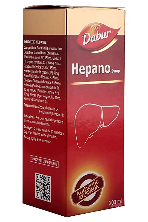 Dabur Hepano Syrup - 200 ml - Swadesiicart