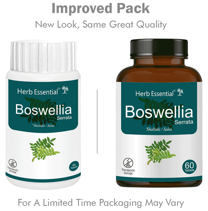Herb Essential Boswellia Serrata Tablets - Swadesiicart