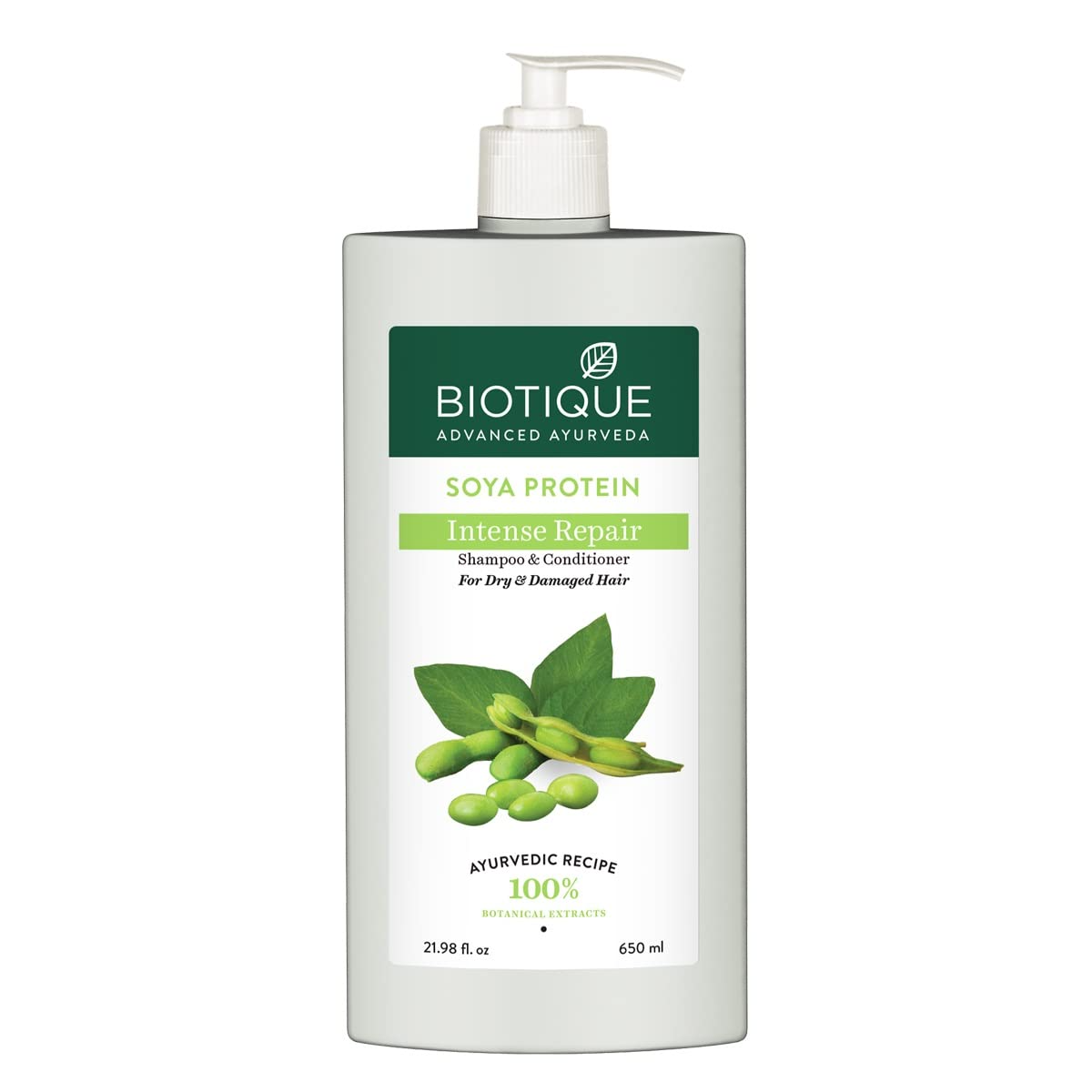 Biotique Advanced Ayurveda Bio Soya Protein Fresh Nourishing Shampoo - Swadesiicart