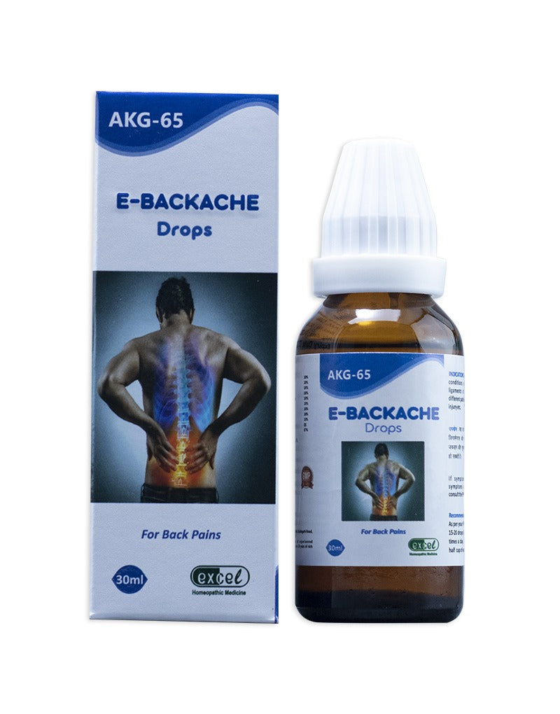 Excel Pharma E-Backache Drops | Swadesiicart