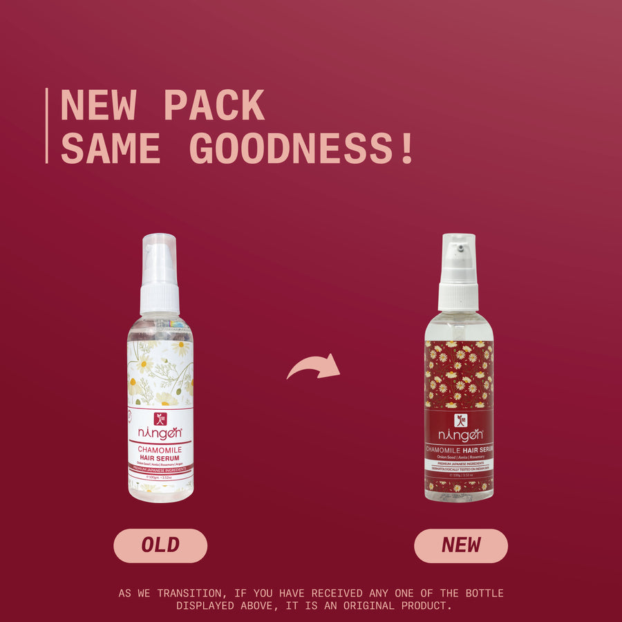 Ningen Chamomile Hair Serum - Swadesiicart