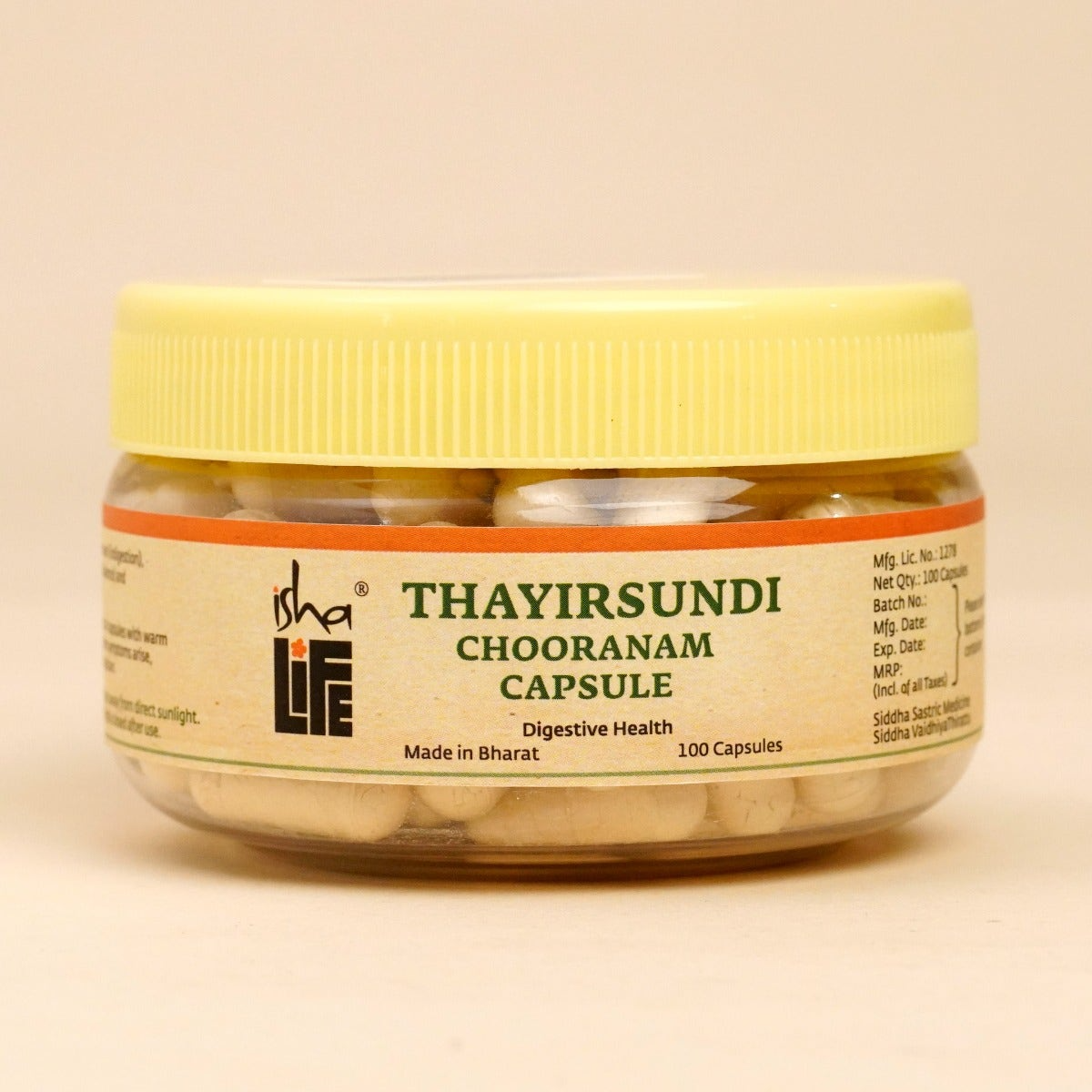 Isha Life Thayirsundi Choornam Capsules - Swadesiicart