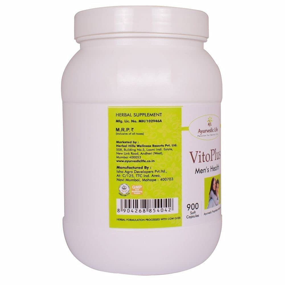 Ayurvedic Life Vito Plus Men's Health Capsules | Swadesiicart