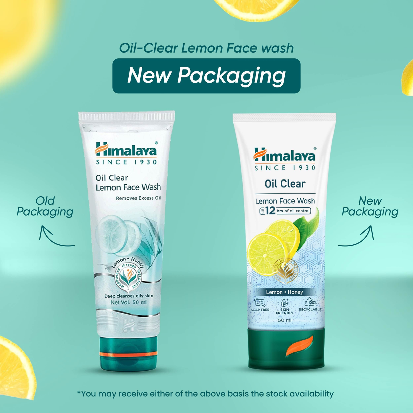 Himalaya Herbals Oil Clear Lemon Face Wash - Swadesiicart