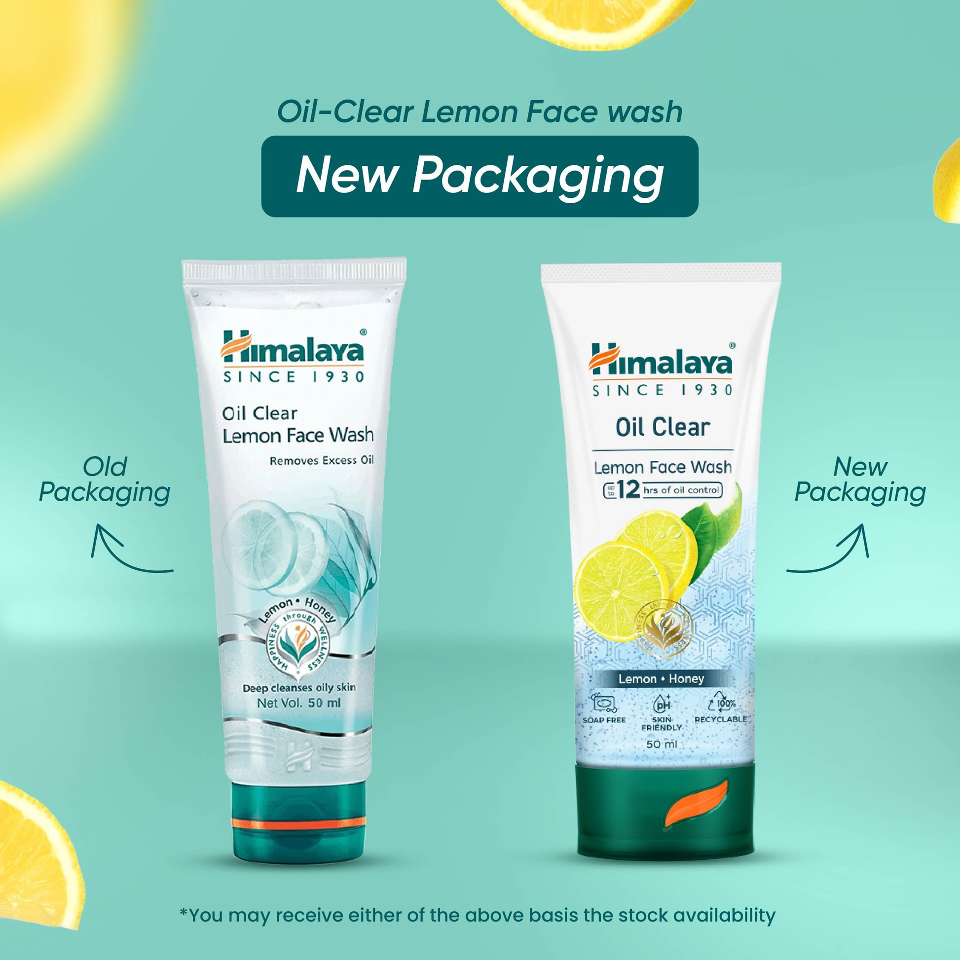 Himalaya Herbals Oil Clear Lemon Face Wash - Swadesiicart