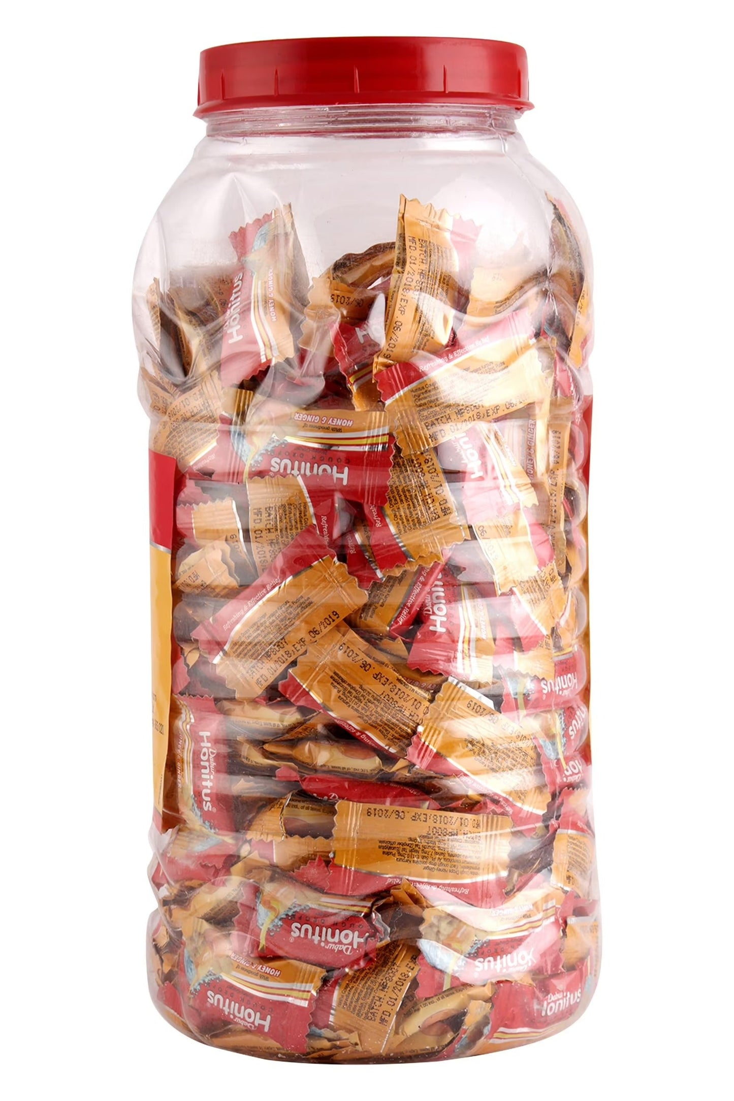 Dabur Honitus Lozenges Jar - 300 Count (Honey Ginger) | Swadesiicart