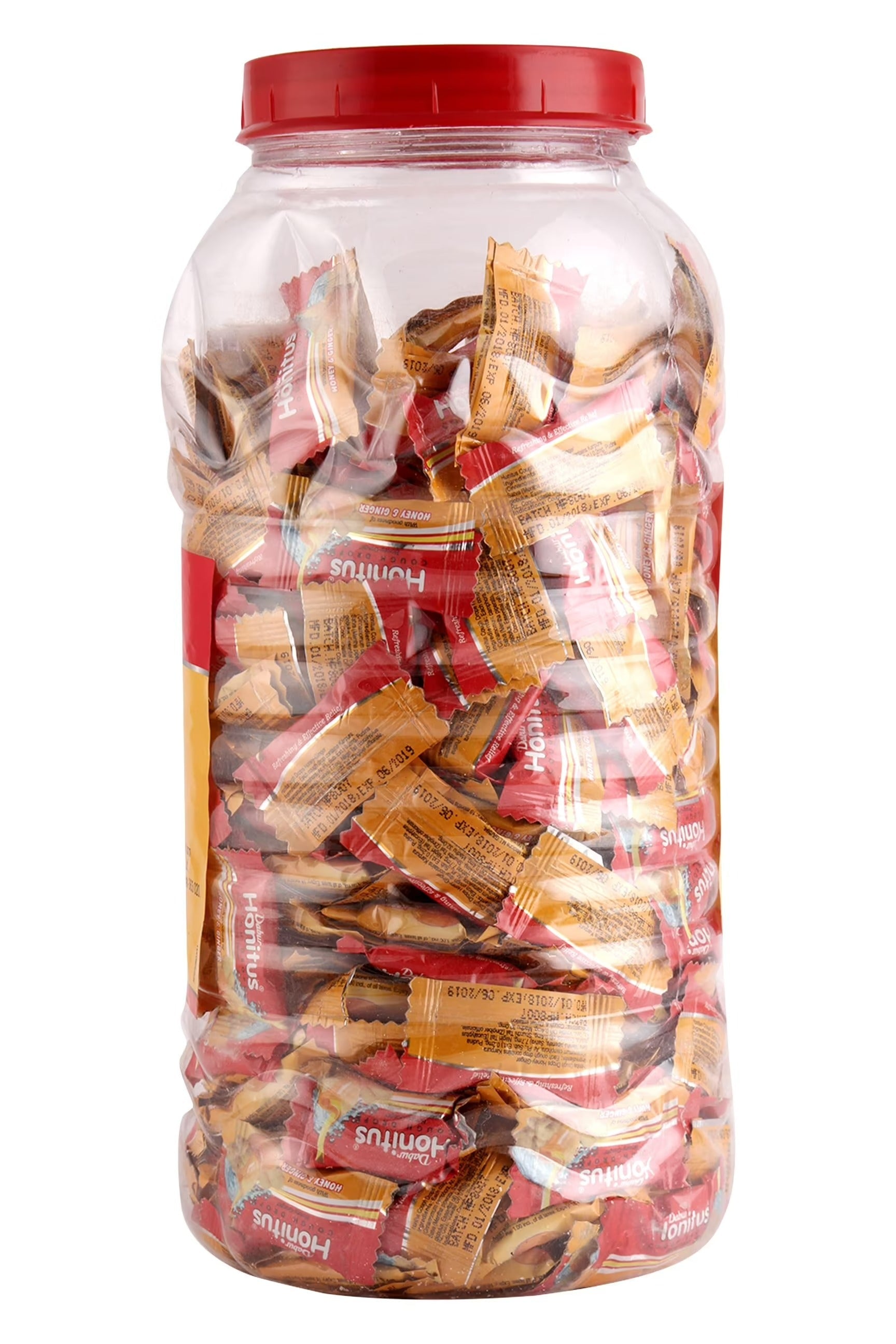 Dabur Honitus Lozenges Jar - 300 Count (Honey Ginger) | Swadesiicart