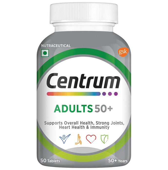 Centrum Adult 50+ Supports Overall Health Tablets - Swadesiicart