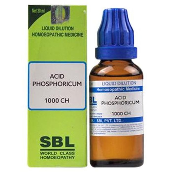 SBL Homeopathy Acid Phosphoricum Dilution - Swadesiicart