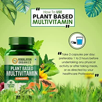 Himalayan Organics Plant Based Multivitamin Capsules - Swadesiicart