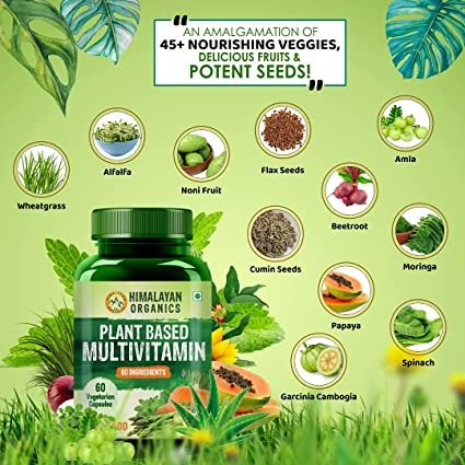 Himalayan Organics Plant Based Multivitamin Capsules - Swadesiicart