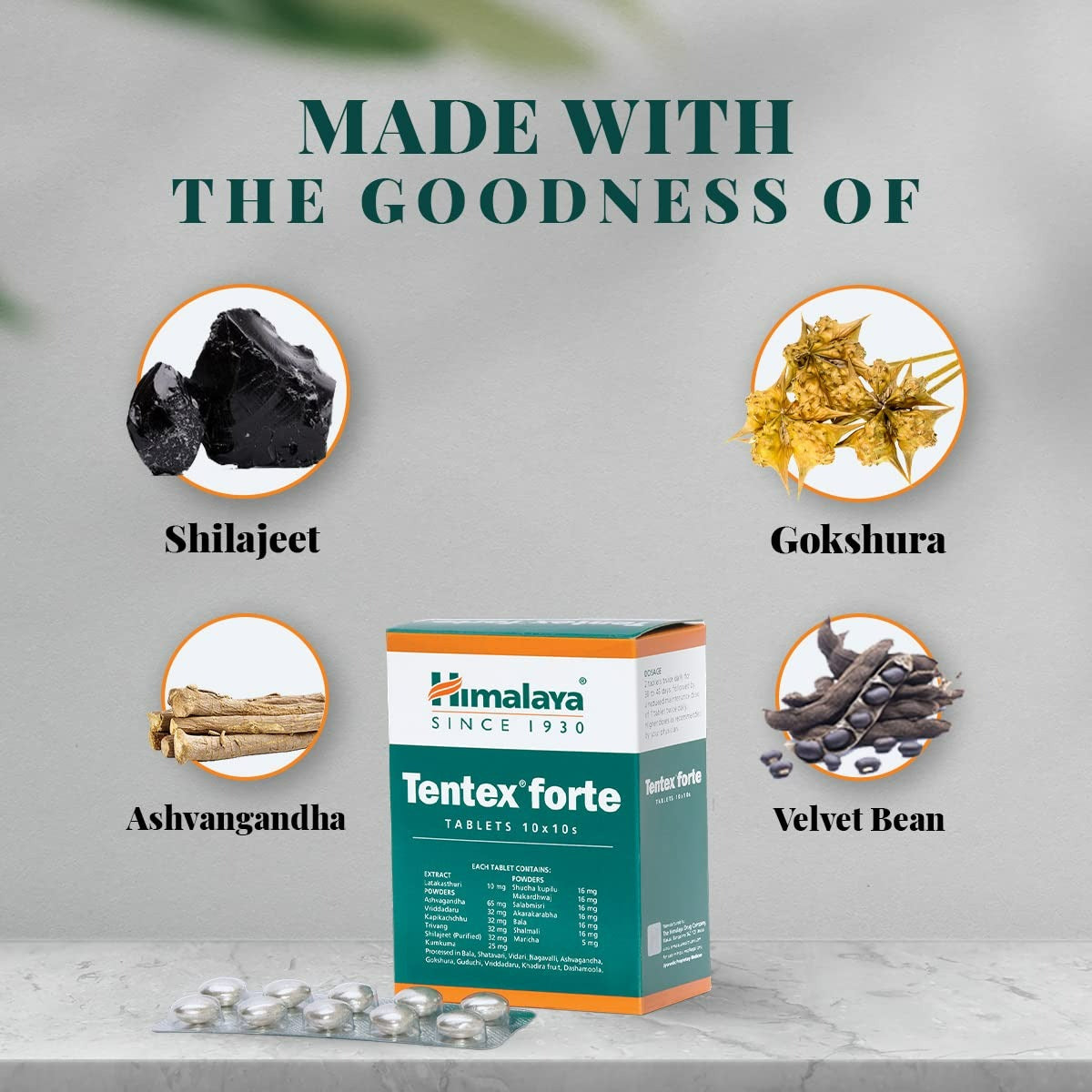Himalaya Tentex Forte Tablets - Swadesiicart