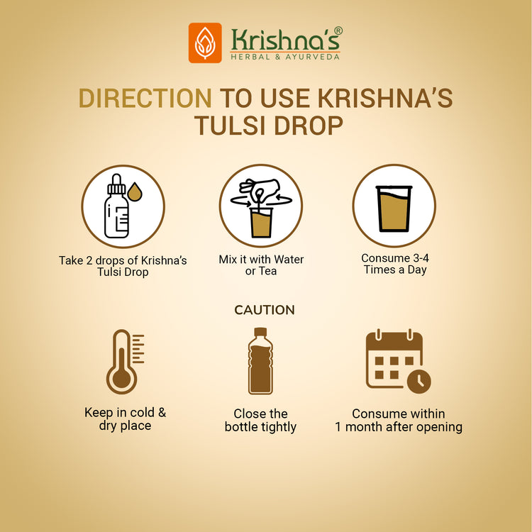 Krishna's Herbal & Ayurveda Tulsi Ark - Swadesiicart