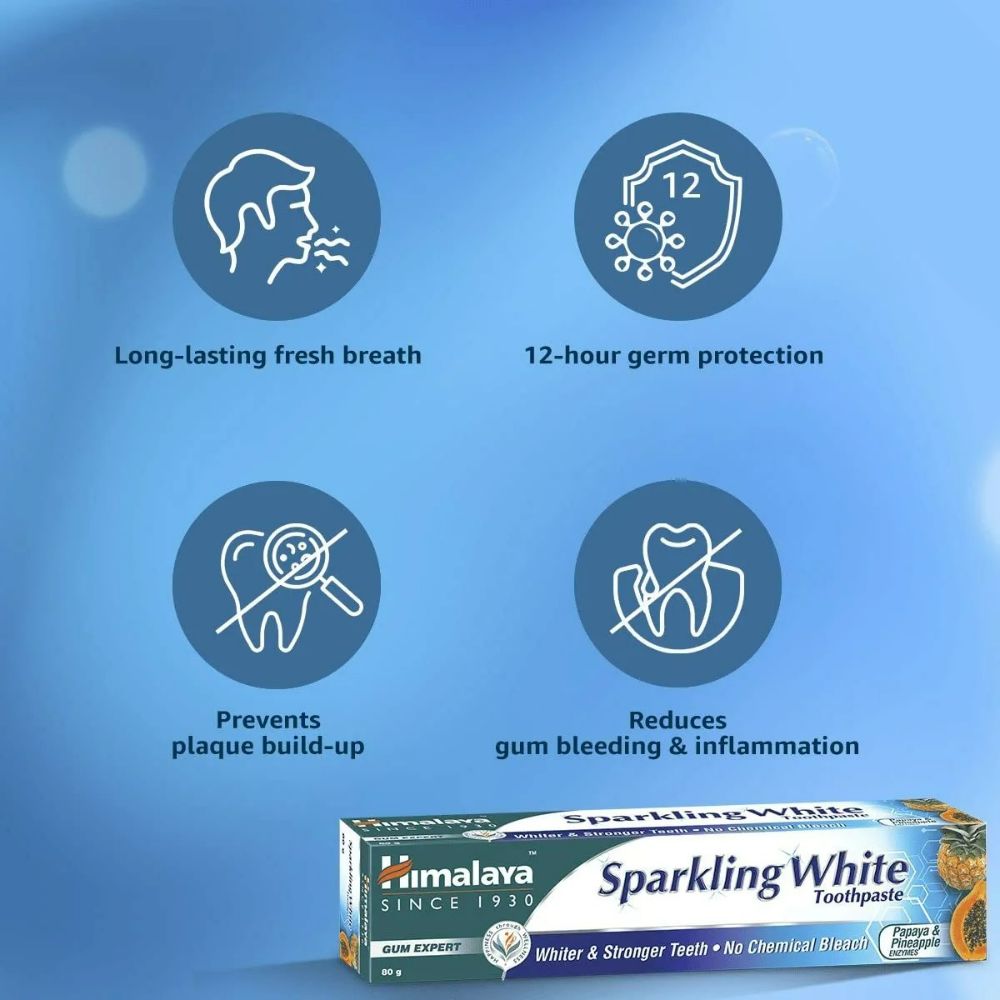 Himalaya Sparkling White Tooth Paste - Swadesiicart
