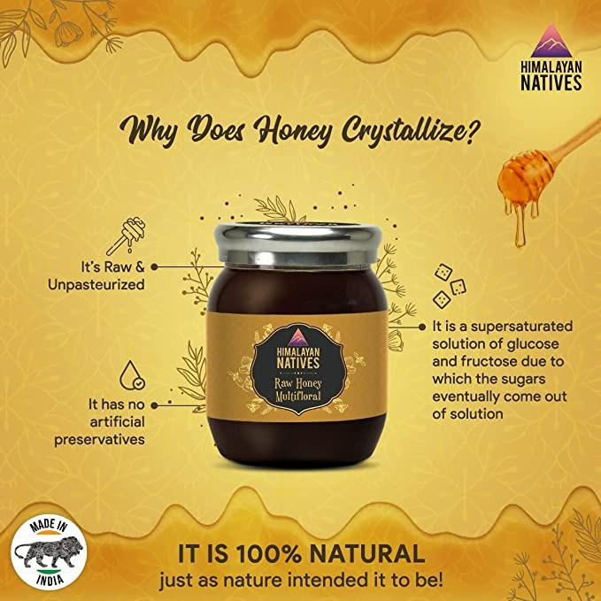 Himalayan Natives Multifloral Raw Honey - Swadesiicart