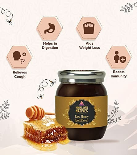 Himalayan Natives Multifloral Raw Honey - Swadesiicart