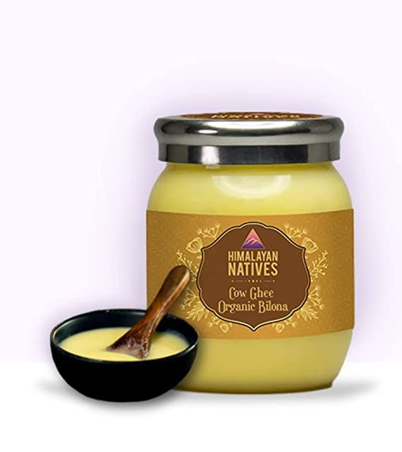 Himalayan Natives Organic Cow Bilona Ghee | Made From Grass Fed Cow's Milk | Organic Ghee | Swadesiicart