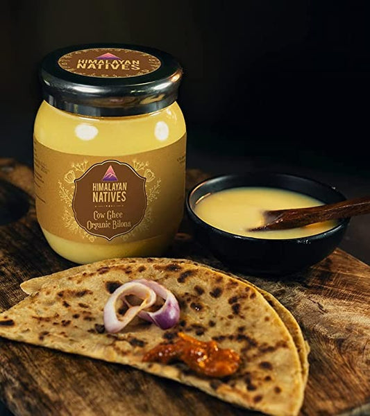 Himalayan Natives Organic Cow Bilona Ghee | Made From Grass Fed Cow's Milk | Organic Ghee | Swadesiicart