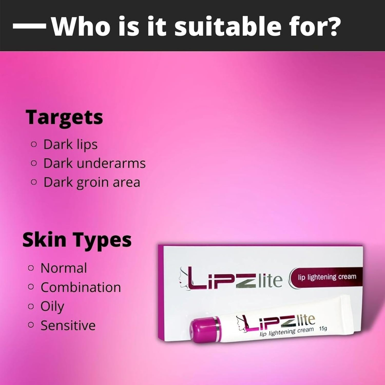 Lipzlite Lip Lightening Cream - Swadesiicart