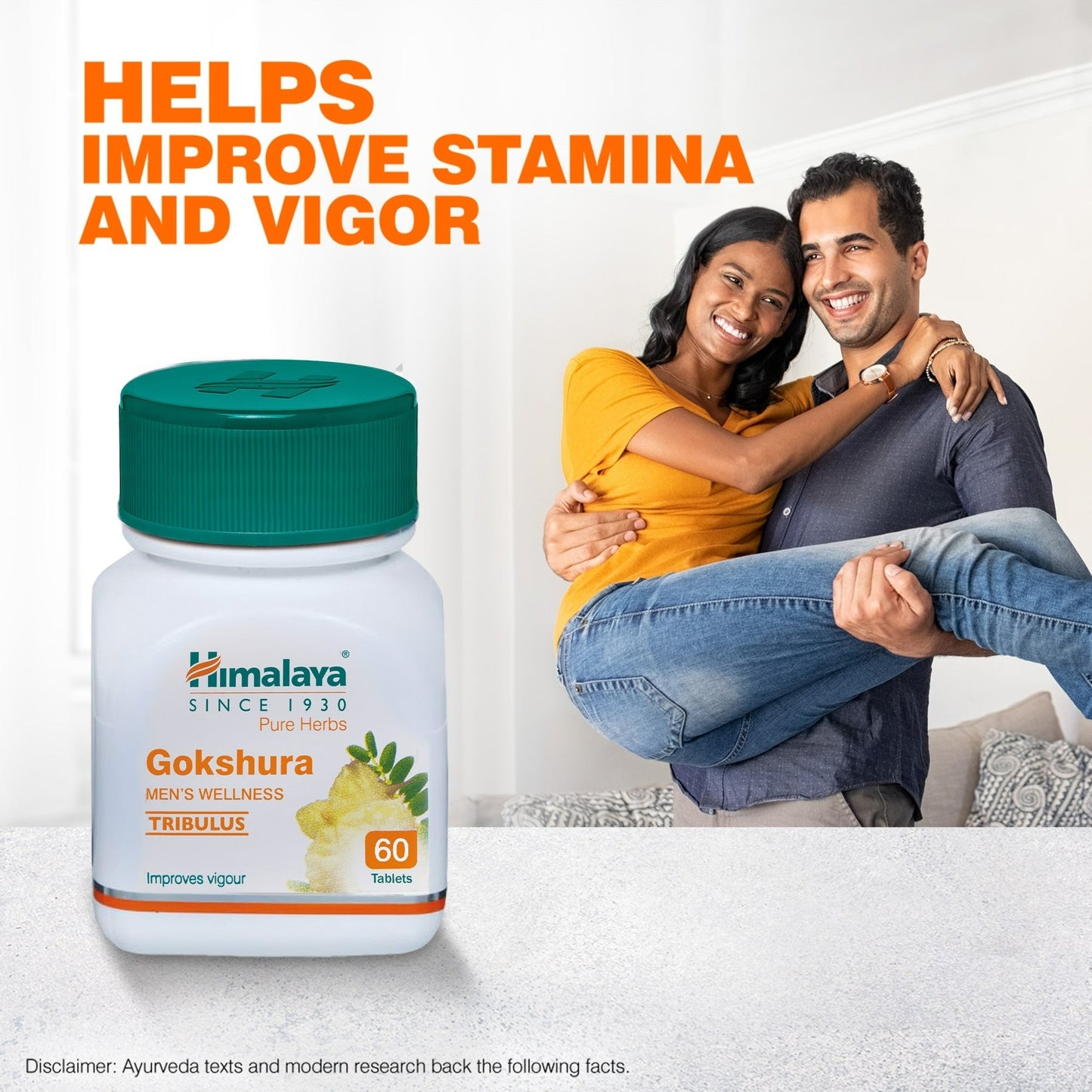Himalaya Wellness Pure Herbs Gokshura Men's Wellness - Swadesiicart