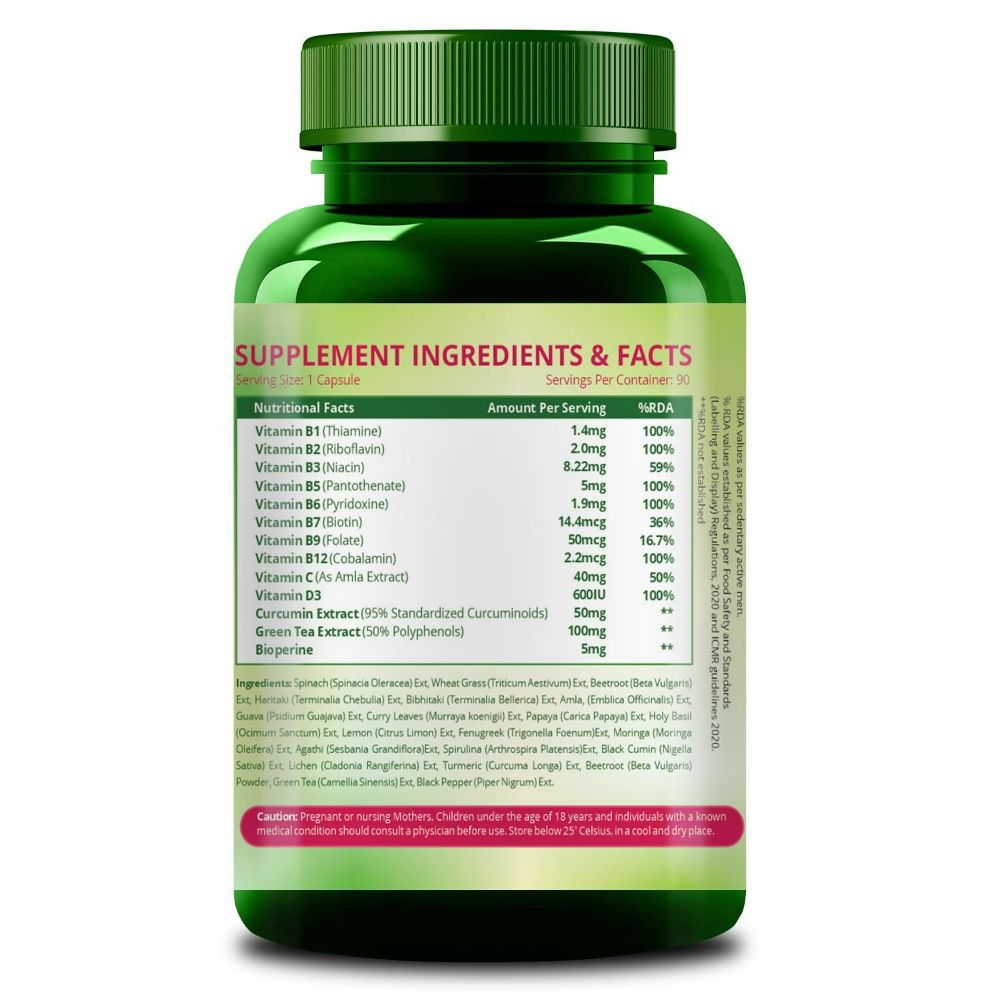 Himalayan Organics plant based Collagen Builder Whole Food Vegetarian Capsules - Swadesiicart