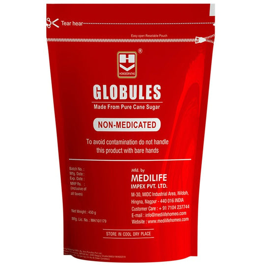Medi Homeopathy Globules Size 10 | Swadesiicart