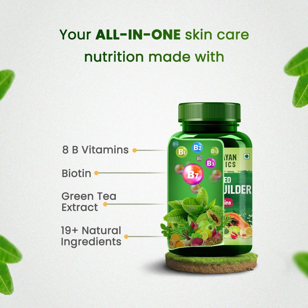 Himalayan Organics plant based Collagen Builder Whole Food Vegetarian Capsules - Swadesiicart