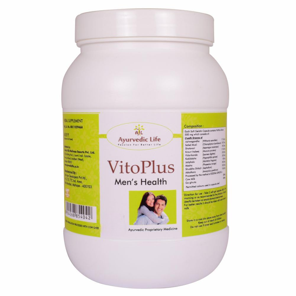 Ayurvedic Life Vito Plus Men's Health Capsules | Swadesiicart