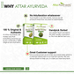 Attar Ayurveda Henna Powder, Indigo Powder Combo Pack
