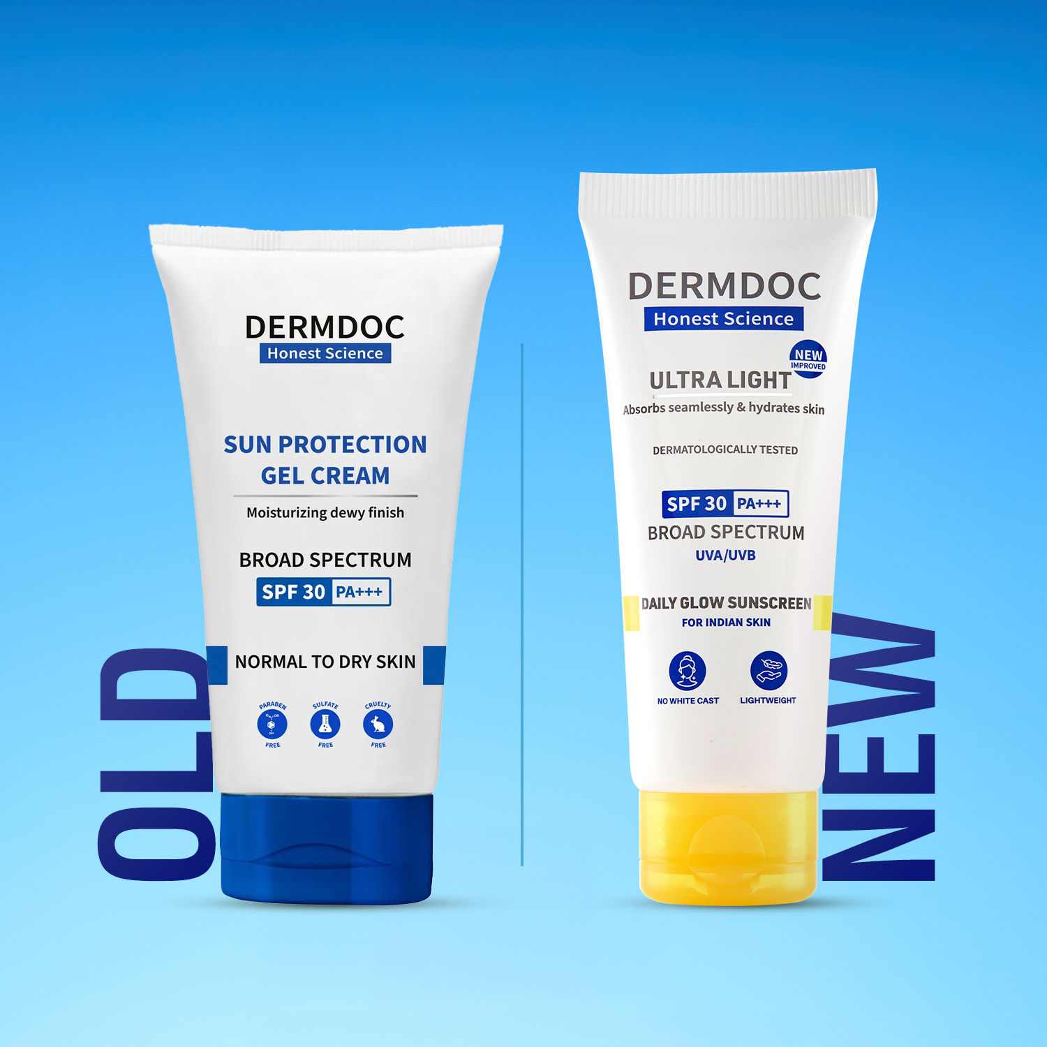 Dermdoc Sun Protection Gel Cream SPF 30 PA+++ - Swadesiicart